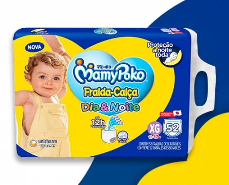 Fralda Mamypoko Calca Dn Giga T.Xg C52un